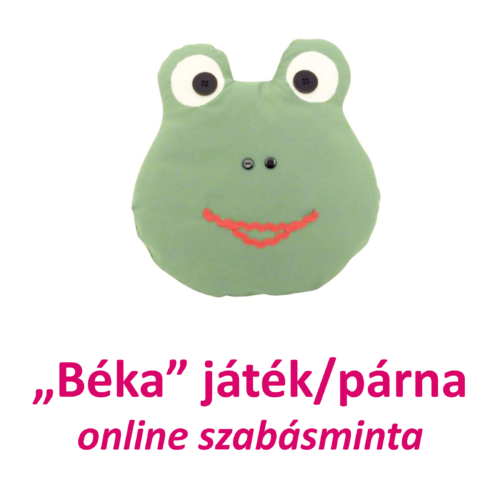 béka játék/párnaonline szabásminta
