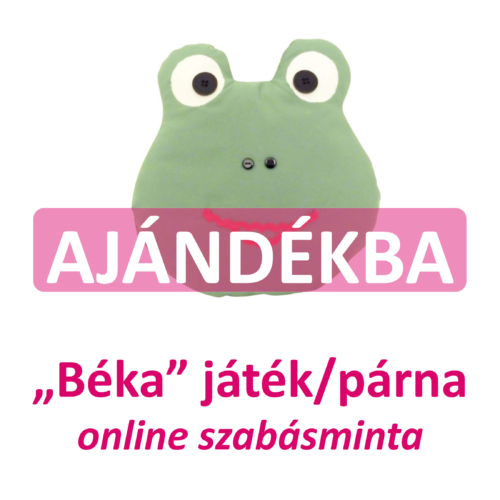 béka játék/párnaonline szabásminta ajándékba adom