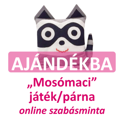mosómaci játék/párnaonline szabásminta ajándékba adom