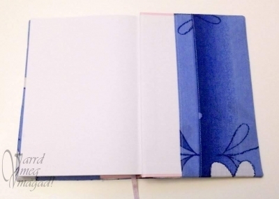 A napló borító jegyzettartós belső fele